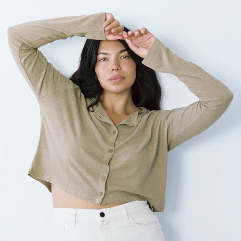 Ozma Lee Cardigan Sage